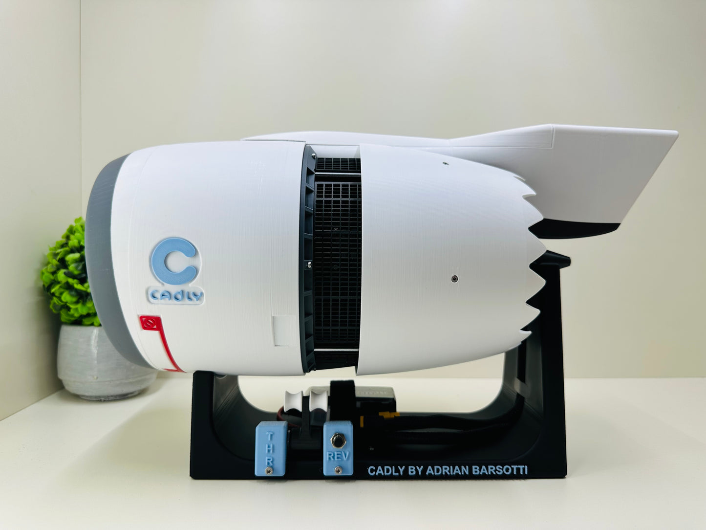 Electric TurboFan With Functional Reverse Thrusting