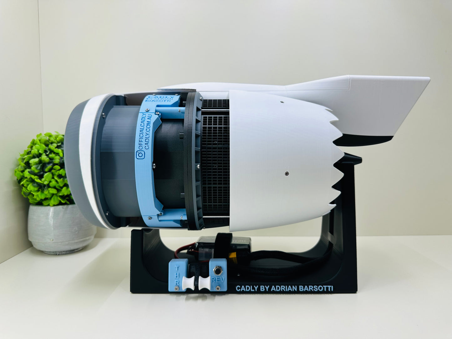 Electric TurboFan With Functional Reverse Thrusting