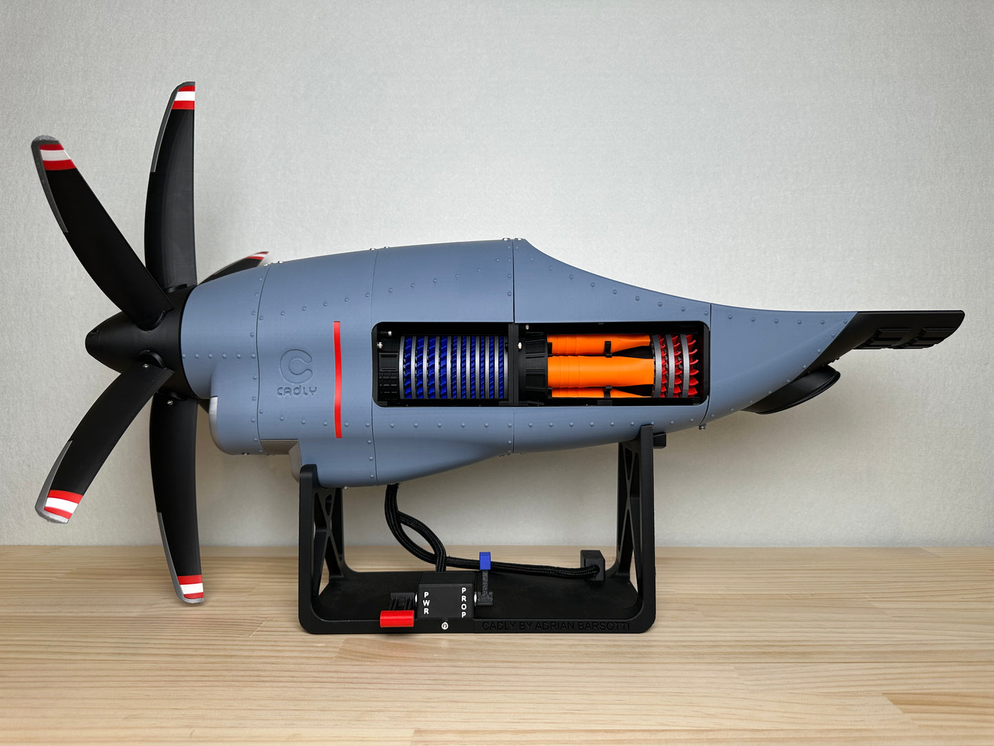 Electric TurboProp with Variable Pitch Propellers