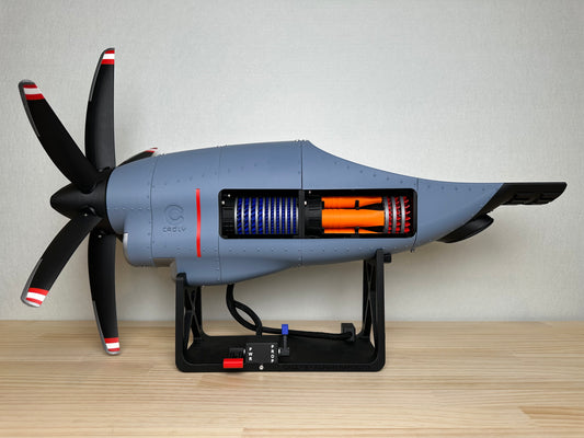Electric TurboProp with Variable Pitch Propellers
